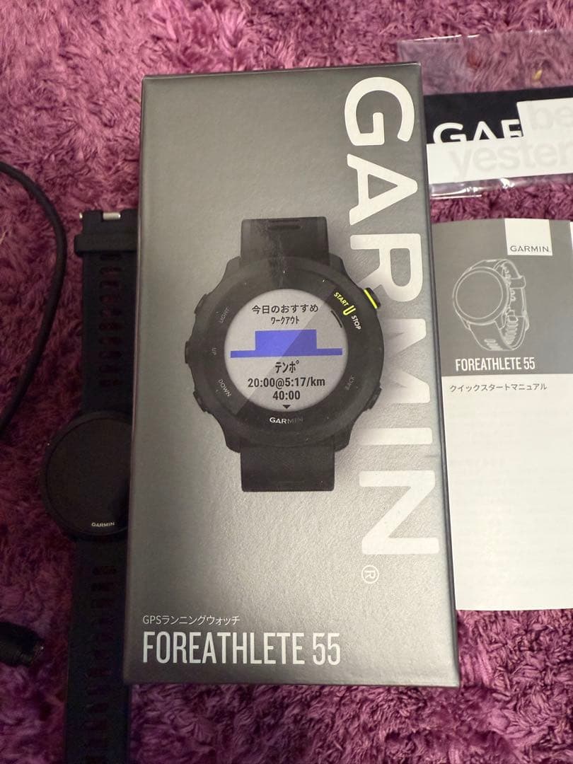 ガーミン FOREATHLETE 55 GPSランニングウォッチ