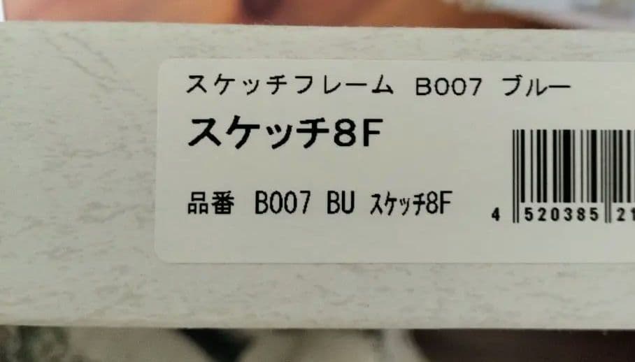 ヘチマの透明水彩画　アクリル板入り　白いマット入り