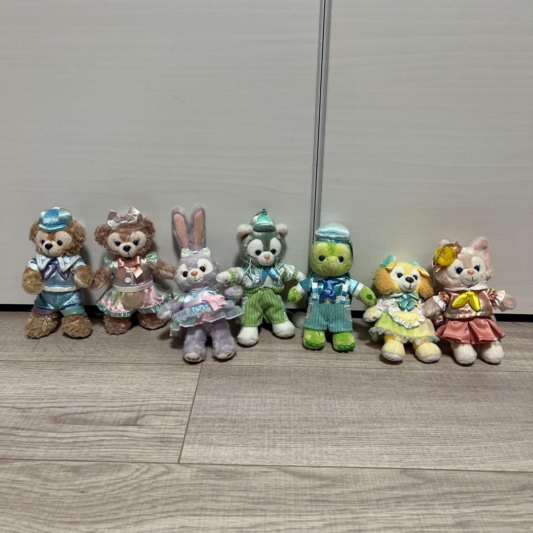 ダッフィー&フレンズ カラフルハピネス　ぬいばセット