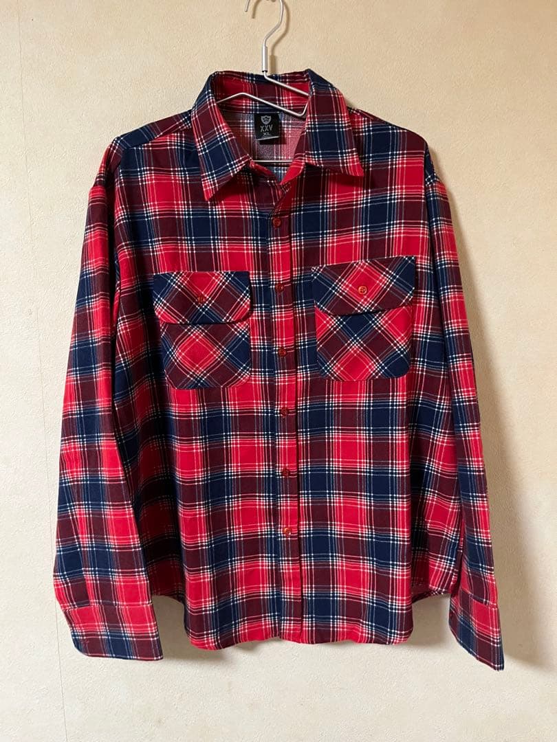 B'z 稲葉浩志　復刻ネルシャツ　XL