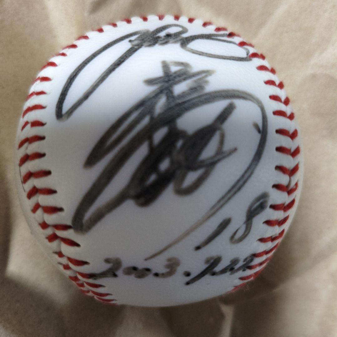 レア 松坂大輔 西武ライオンズ時代 直筆サインボール