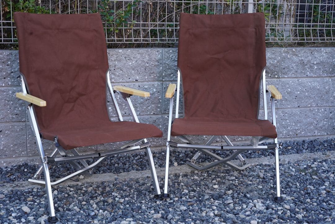  peak ローチェア30 ブラウン【二脚セット価格】