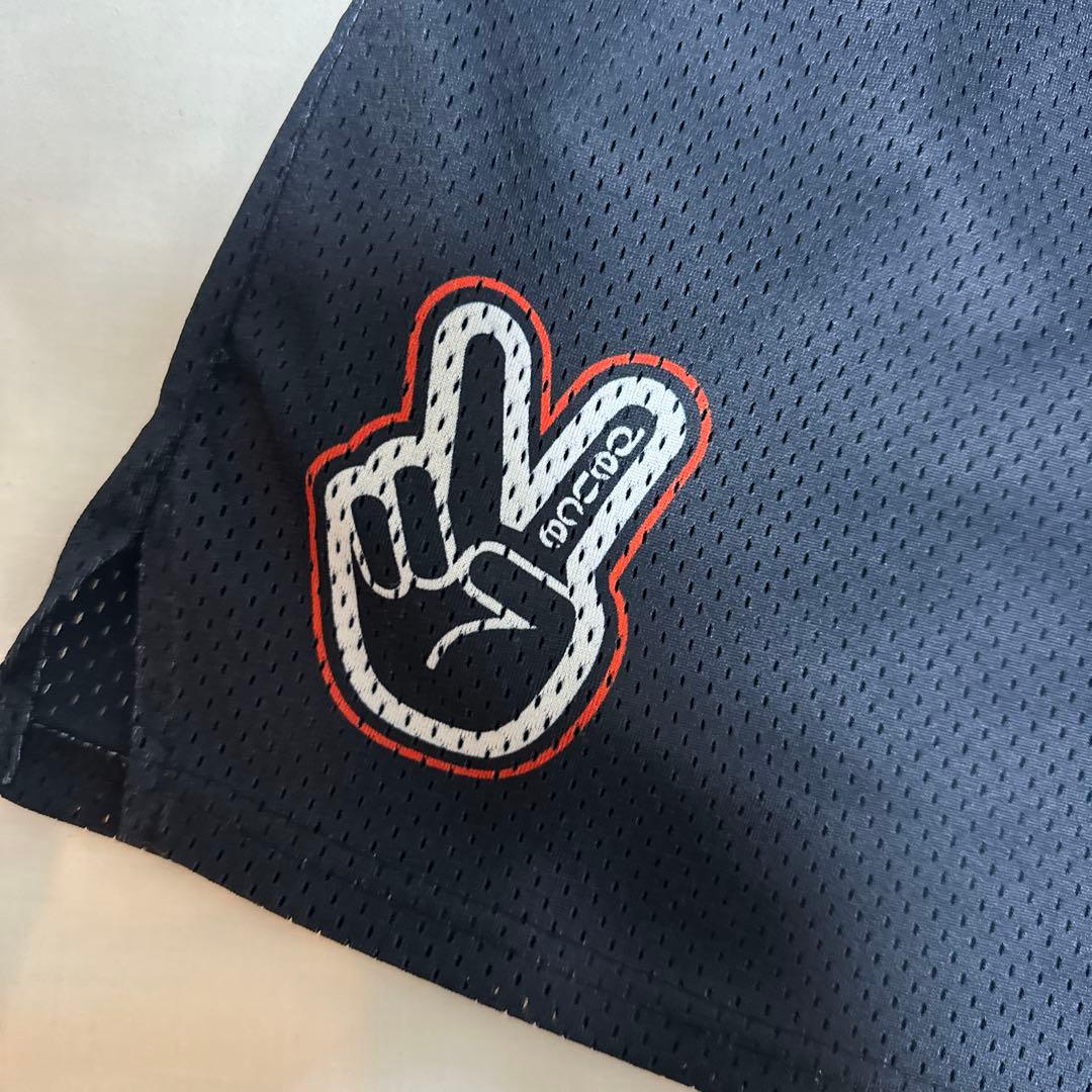 deuce Peaceサイン刺繍 バスケットパンツ Lサイズ