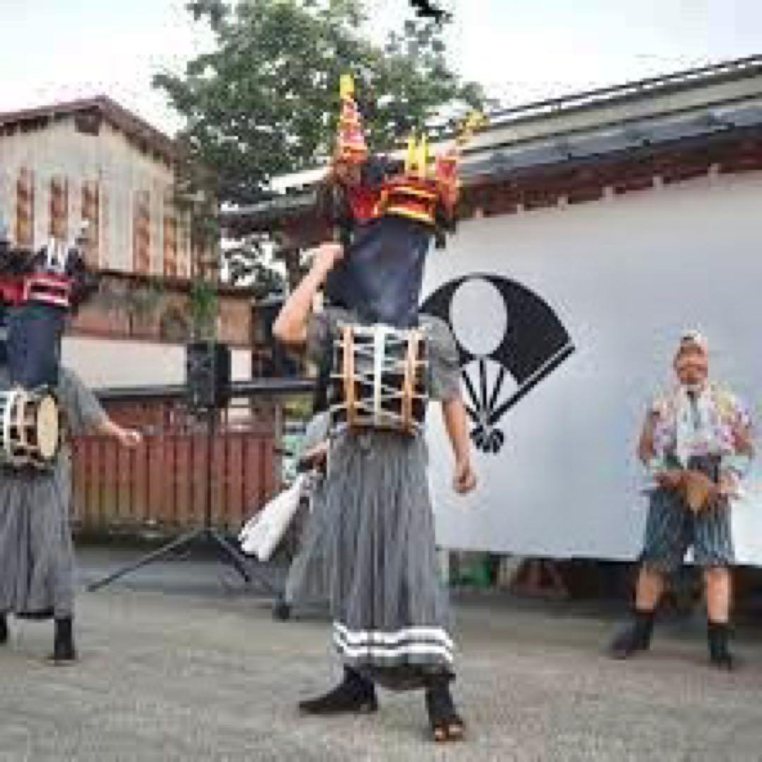 戦前廃絶古玩 秋田県角館・郷土玩具・桜人形佐々楽（ササラ）舞×2体セット