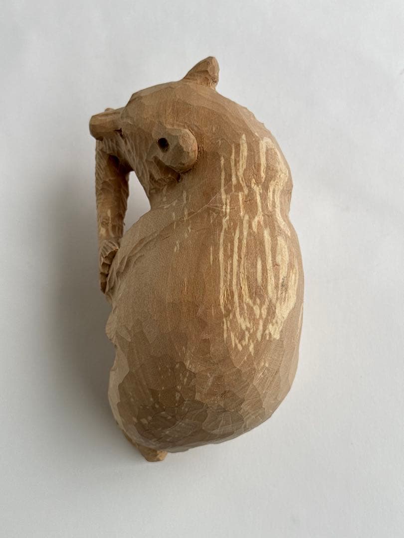 木彫り熊 上西捷敏 民芸品 工芸品 伝統工芸 アイヌ 八雲 レリーフ オブジェ