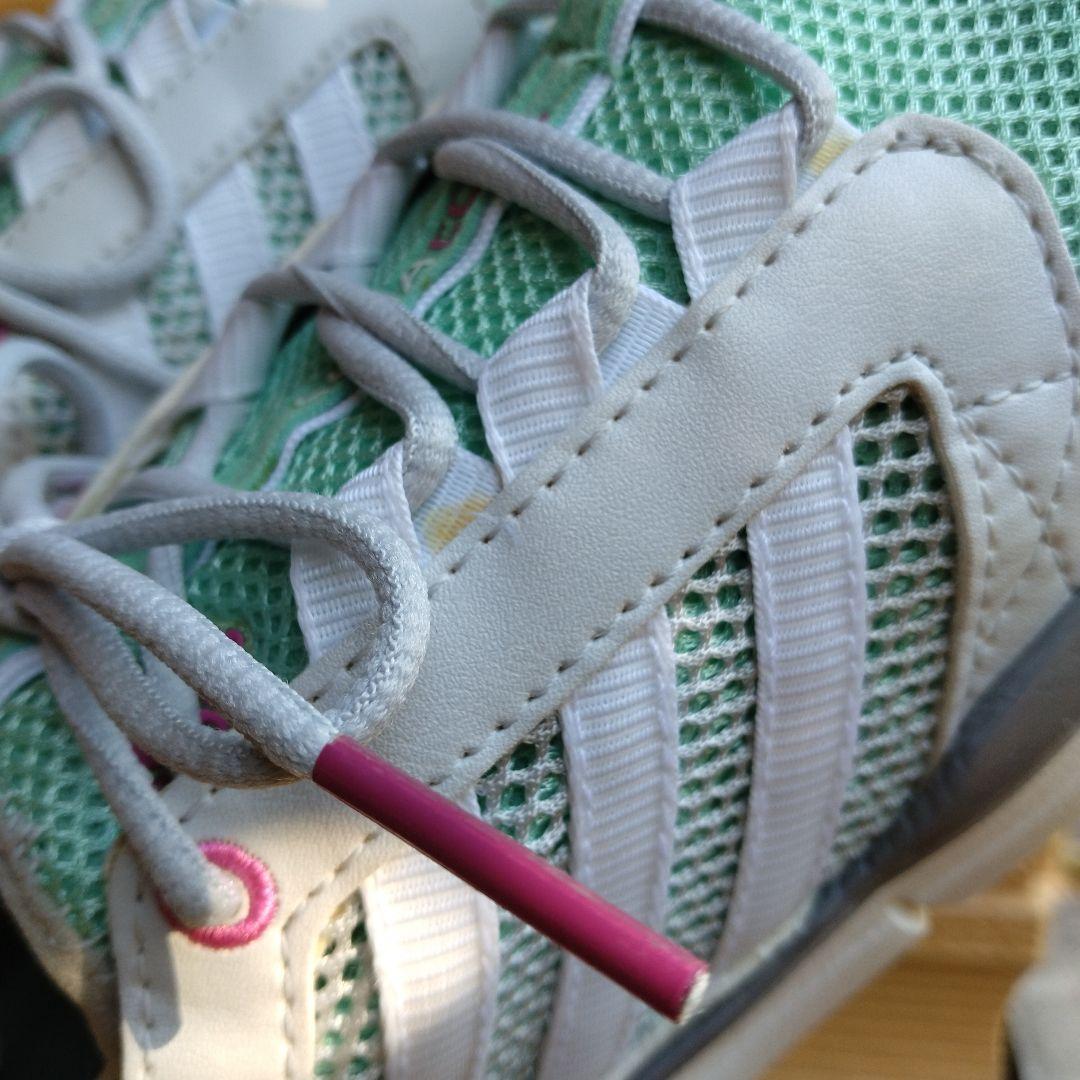 アディダス　新品　レディースゴルフシューズ　超軽量412g　遠征　ミントグリーン