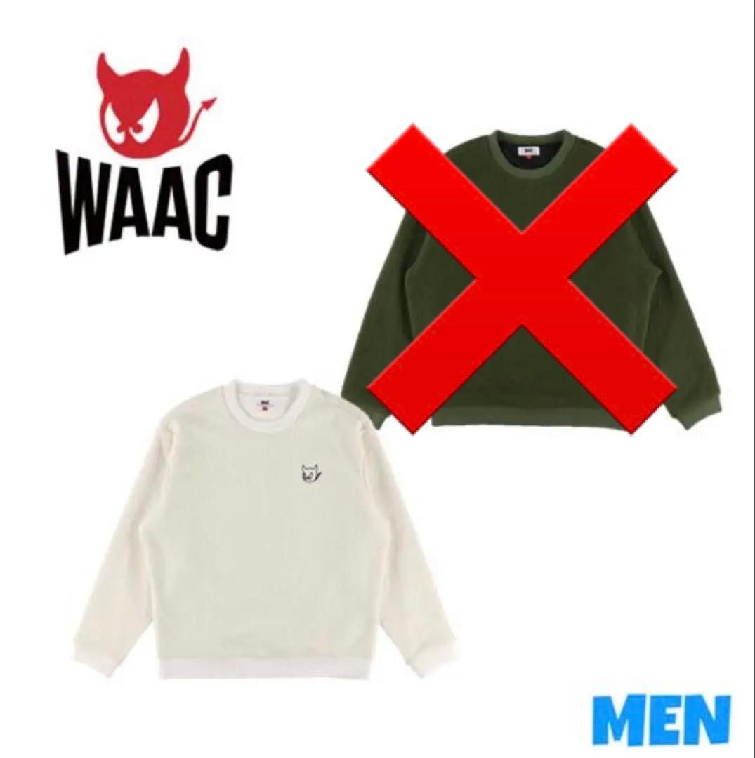 【新品】WAACゴルフ ワック リサイクルボアフリース　プルオーバー ホワイト