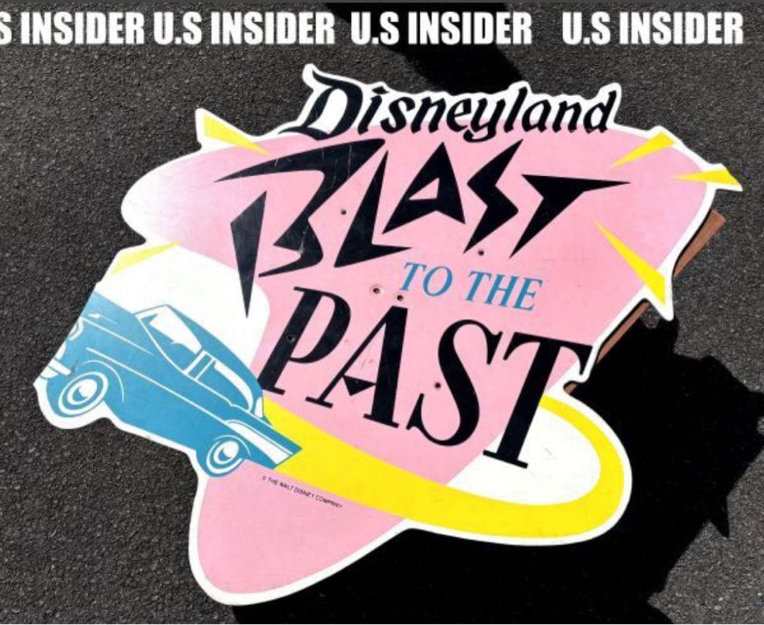 USA非売品1988年~1989年　パレードにて使用　C.Aディズニーランド看板