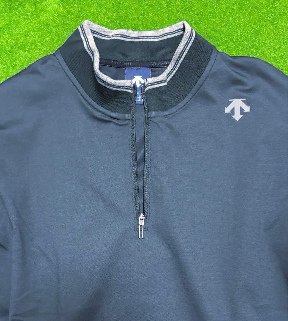 定価24200円 新品未使用品　デサントゴルフ　ハーフジップ　メンズM ブラック