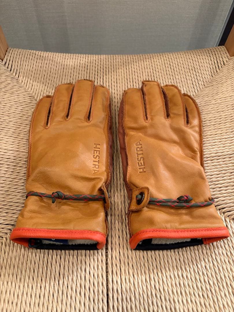 Hestra レザーグローブ Wakayama ブラウン サイズ8