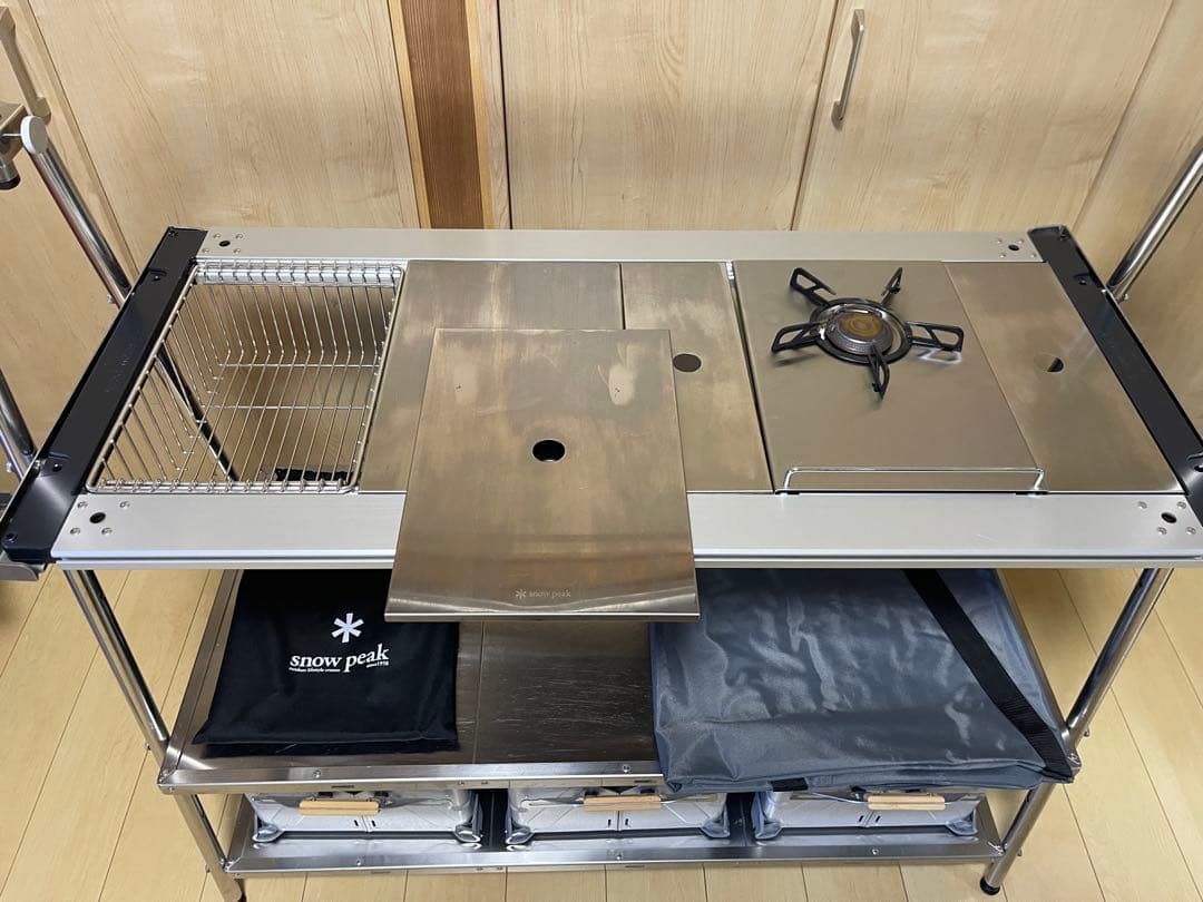 【K】【コンプリートセット】スノーピーク　ステンレスキッチンテーブル