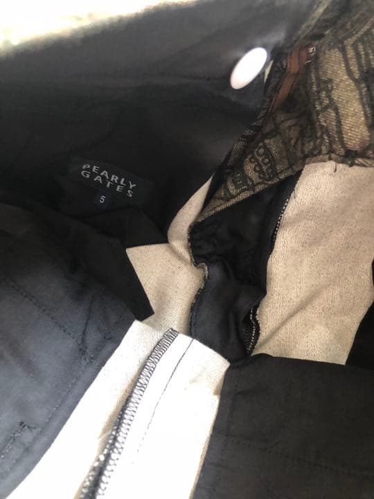 パーリーゲイツグレジャガード起毛仕上げメンズパンツサイズ5