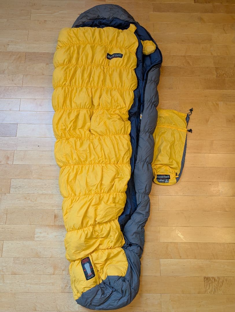 モンベル ダウンハガー #2 シュラフ 寝袋 LHジップ