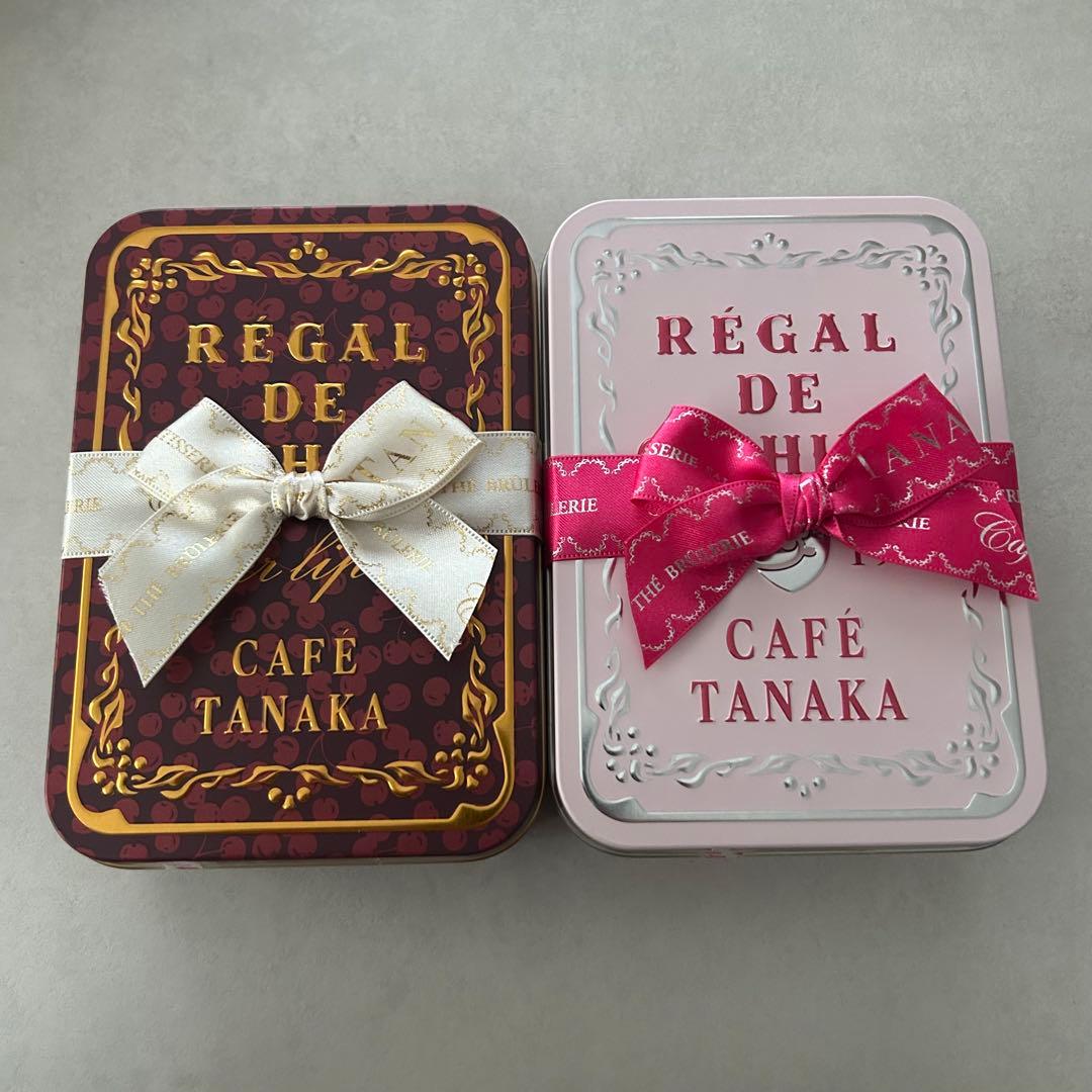 REGAL DE CHIHIRO カフェタナカ　クッキー缶