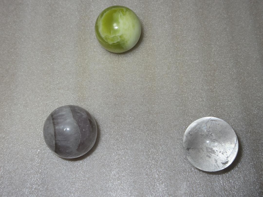 Heaven and Earth パワーストーン　25mm玉３点