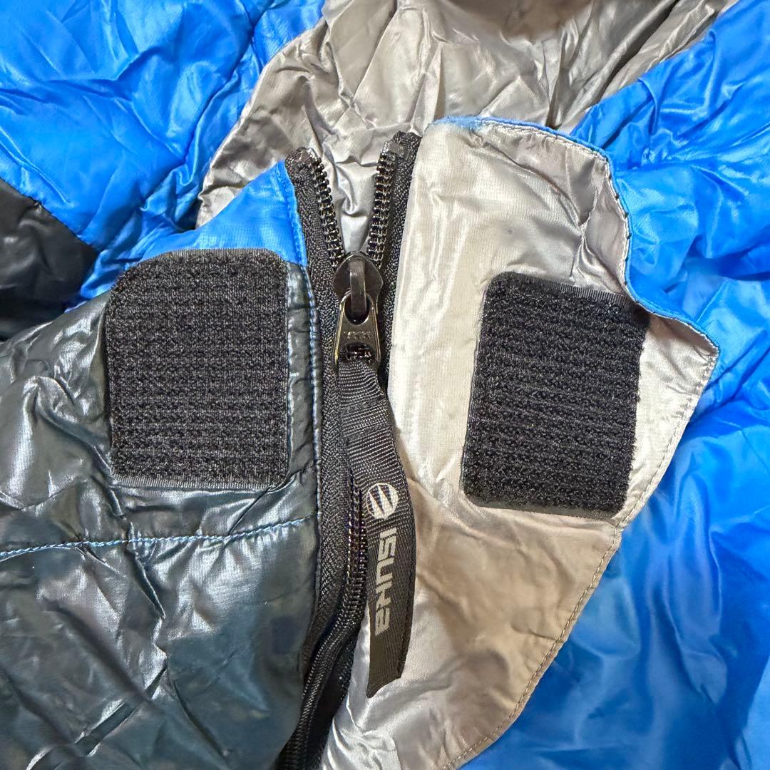 美品 ISUKA イスカ シュラフ 寝袋＋ウルトラライトコンプレッションバッグ
