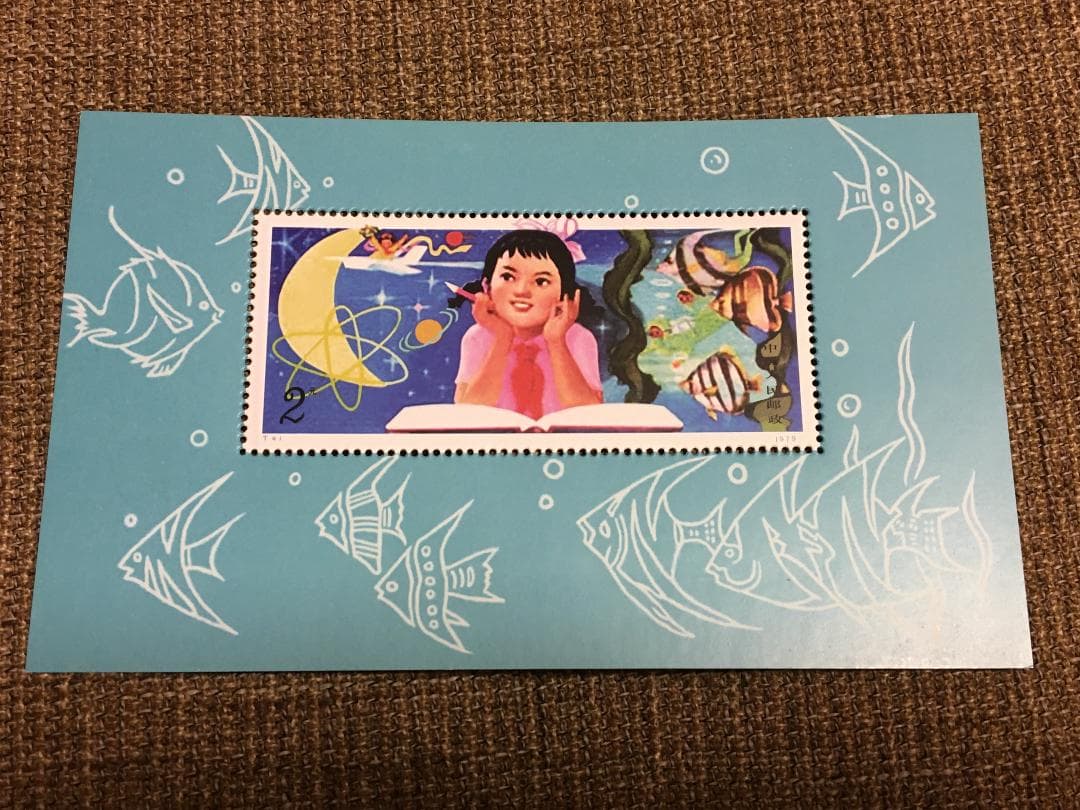 中国切手:T41M 從小愛科学 シートJ429