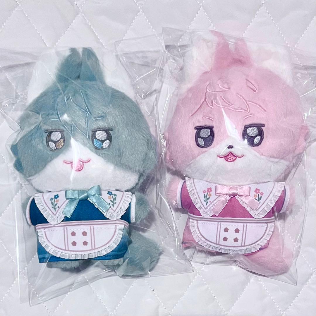 あんスタ　きつね　絨絨カフェ　ぬいぐるみ　影片みか　斎宮宗　ヴァル　2体セット