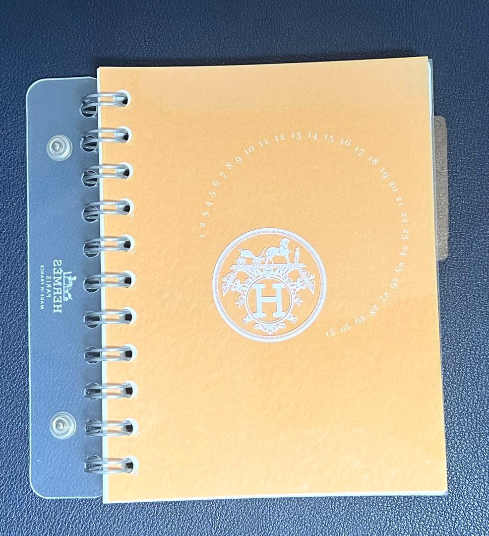 HERMES エルメス ユリス PM 2種 レフィル付 手帳カバー フランス製