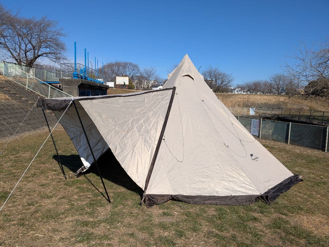 ネイチャーハイク　Ranch　八角形　大型ワンポールテント　5~8人用