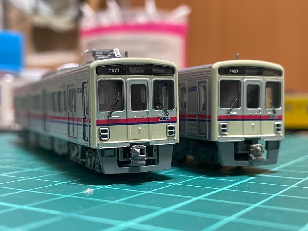 加工品京王7000系新塗装VVVF競馬場線2両セット マイクロエース