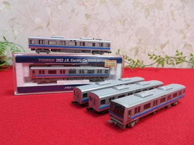 で*ー様 【ee64/6】TOMIX　鉄道模型　Nゲージ5両　JR電車サハ207