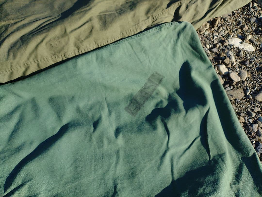 US 米軍　寝袋セット　ダウン寝袋　ランドリーバッグセット