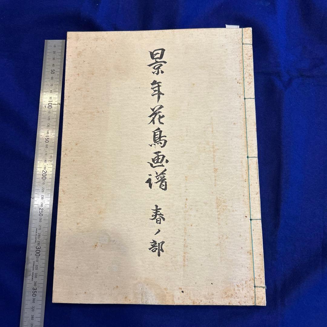 「景年花鳥画譜　春ノ部」1冊　今尾景年