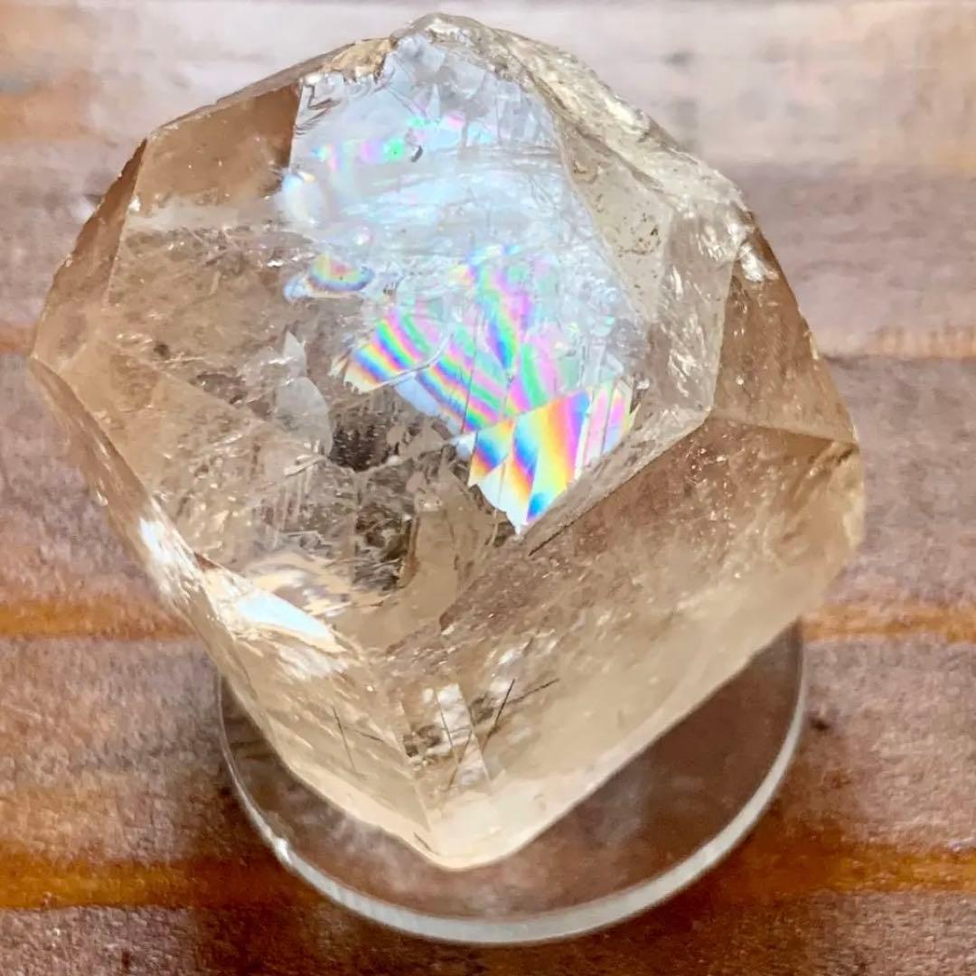 美し過ぎるピーチカラートパーズ原石175ct/非加熱/鉱物標本