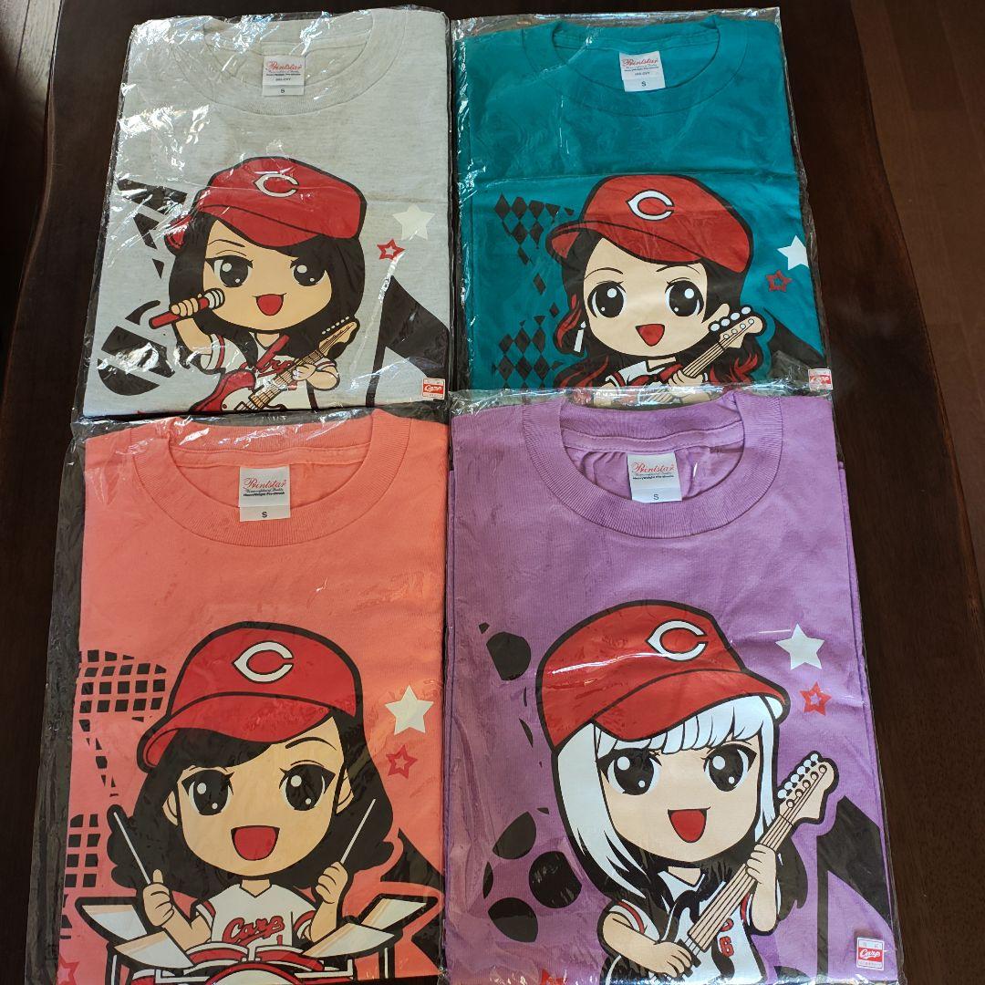 SCANDAL × 広島カープ コラボTシャツ 4種セット Sサイズ