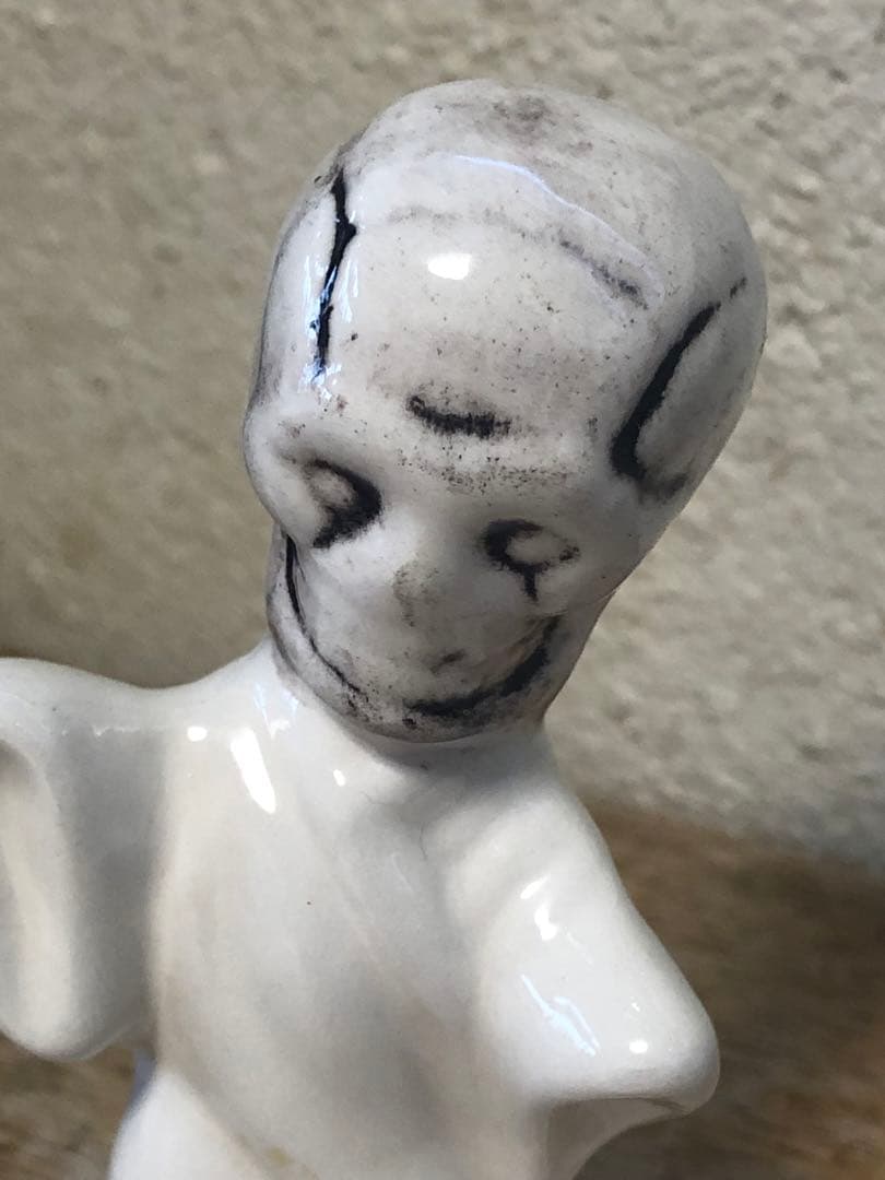 ビンテージ　スカル　髑髏　骸骨　ハロウィン　ゴースト　おばけ　ミッドセンチュリー