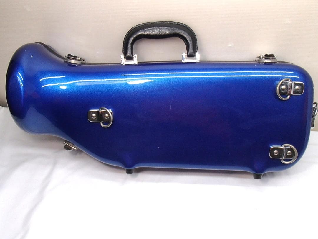 トランペットケース メタリックブルー