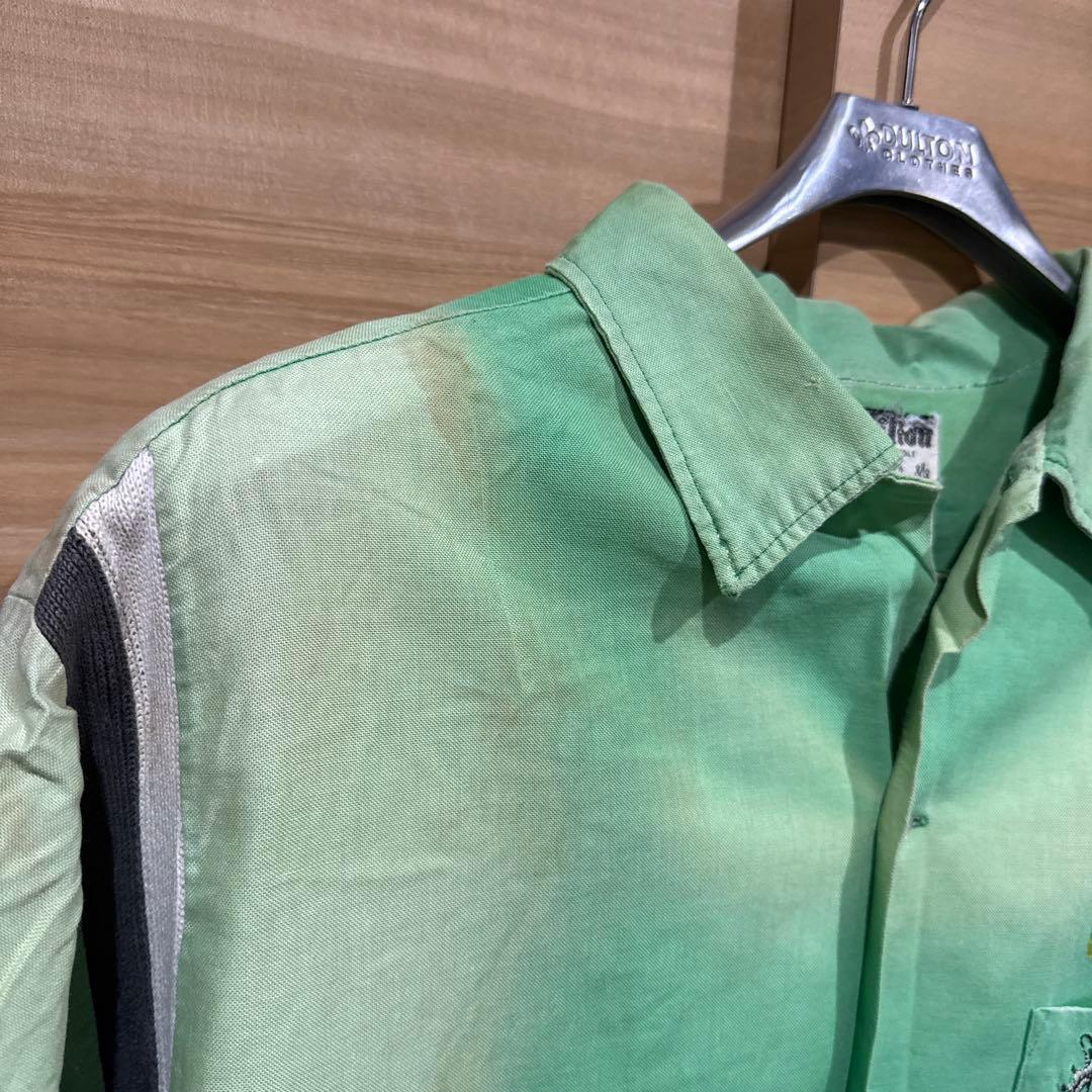 着画あり　60's 60年代 ボウリングシャツ XL