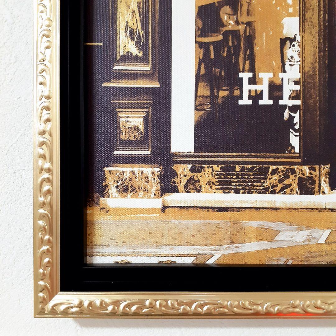 輸入雑貨　オマージュキャンバスアートパネル　『HERMES』　エントランス