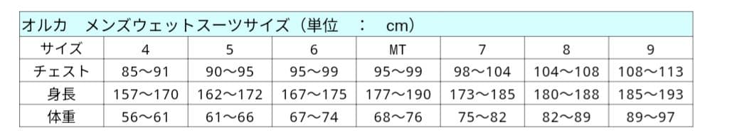 ウェットスーツ Orca オルカ サイズ6 トライアスロン