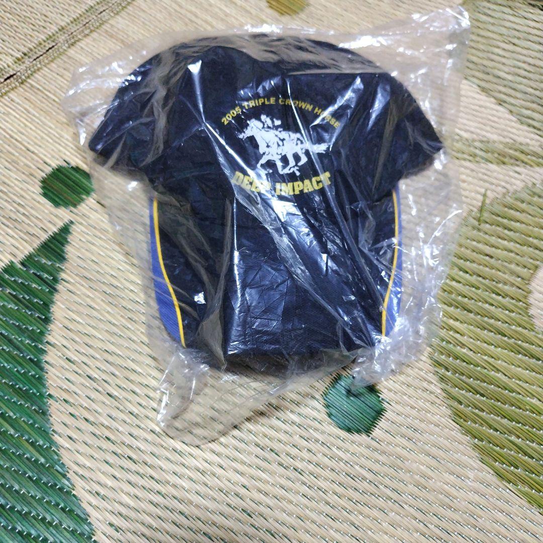 競馬　ディープインパクト三冠記念グッズ　Ｔシャツ　タオル　キャップ オマケつき