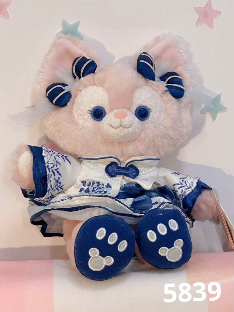 専用③お顔厳選　上海ディズニー　サマー　ダッフィー　SSぬいぐるみ5282