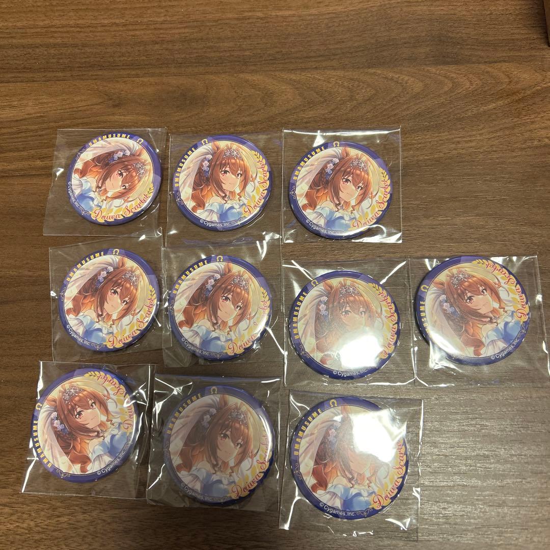 ウマ娘 ダイワスカーレット 缶バッジ 花嫁