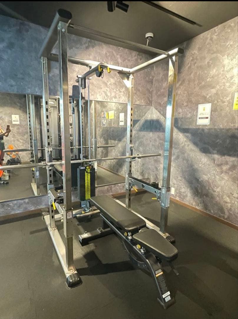 TUFFSTUFF(タフスタッフ)パワーラック　ハイ/ロープーリーオプション付き