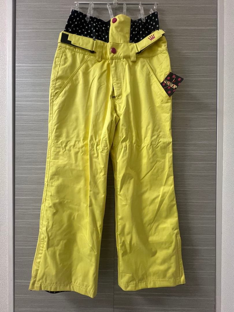 【新品】　イエロー スノボウェア(パンツ)