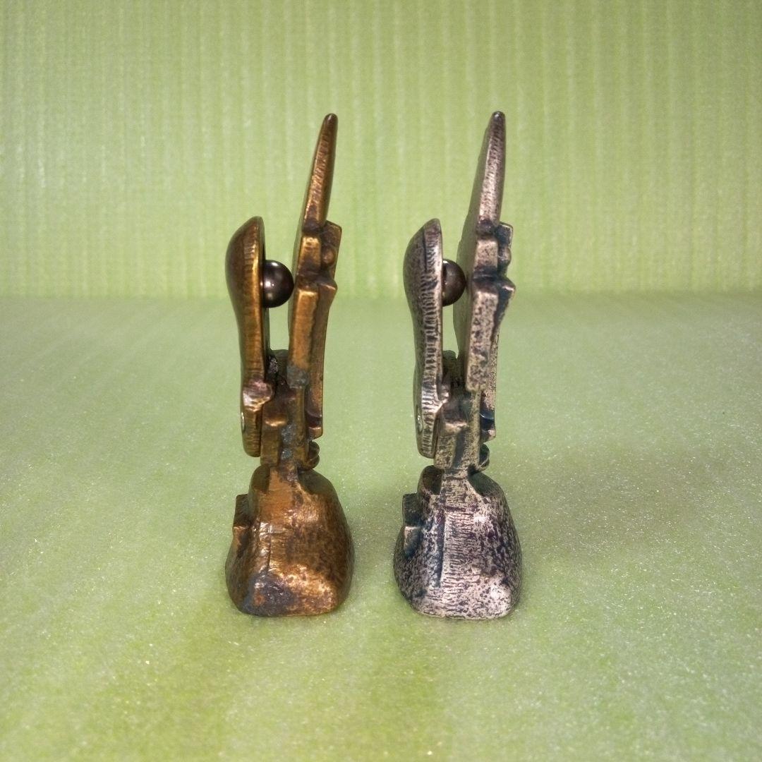 アンティーク調な絵画みたいな置物　フォトスタンド　ペーパーウェイト　2個セット