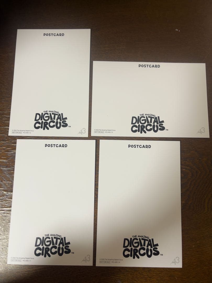 アメイジングデジタルサーカス 紀伊国屋限定 アクスタ 特典 コンプリートセット