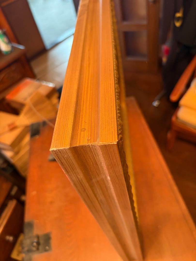 油絵　金色フレーム　額縁　アンティーク