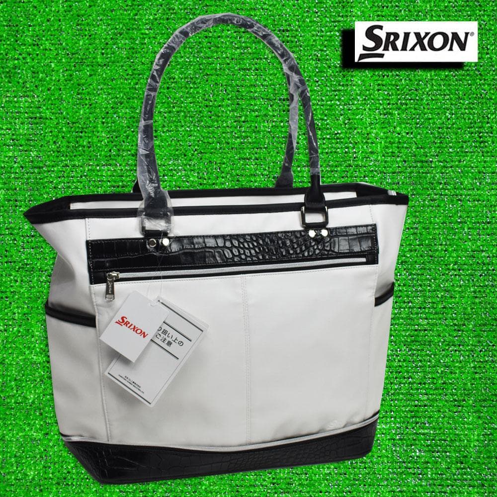 SRIXON/スリクソン ゴルフ 大判トートバッグ【ホワイト】新品！