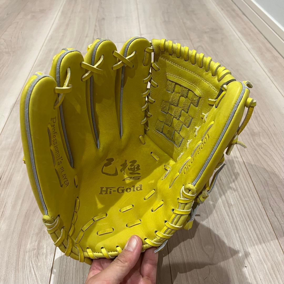 Hi-Gold Natural Flex イエローグローブ（軟式用）