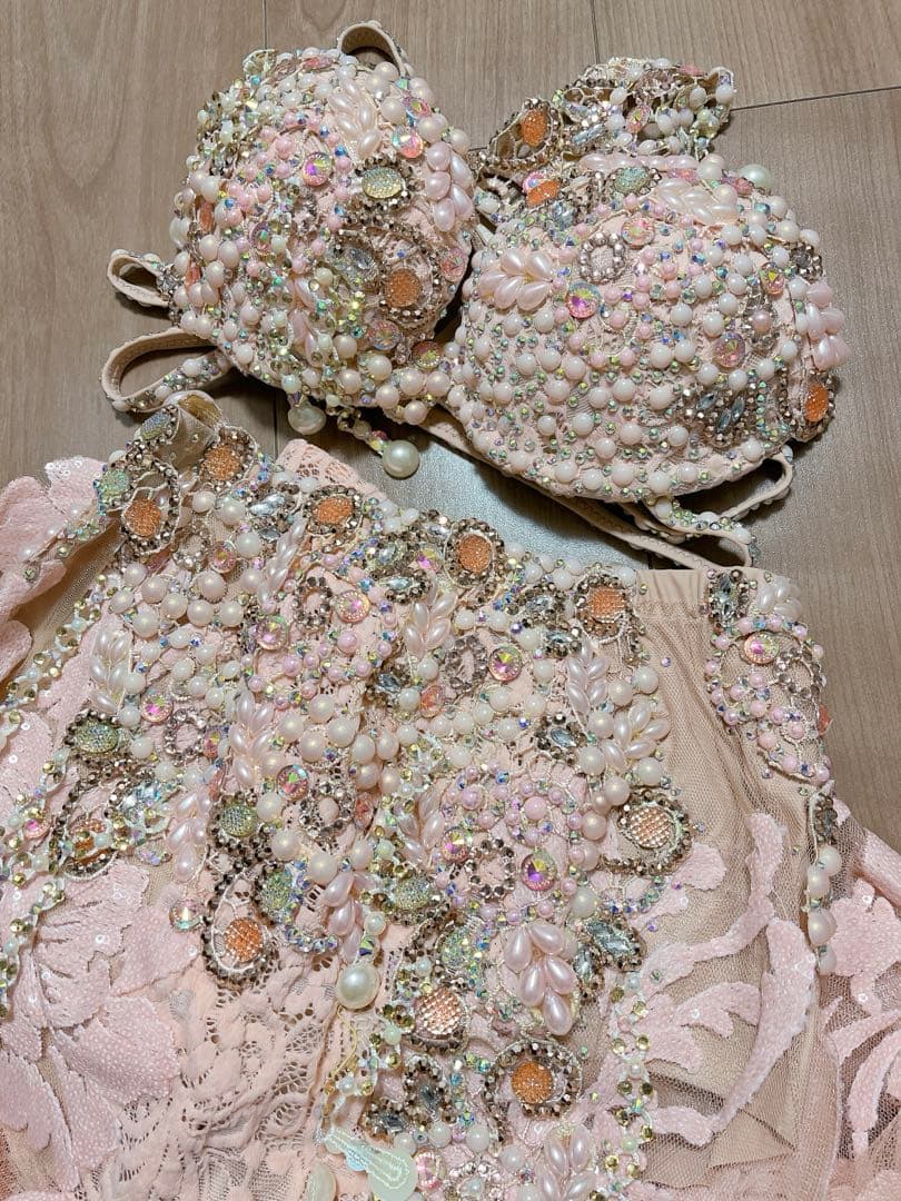 【美品】イリーナ Irina ベリーダンス衣装　ピンク