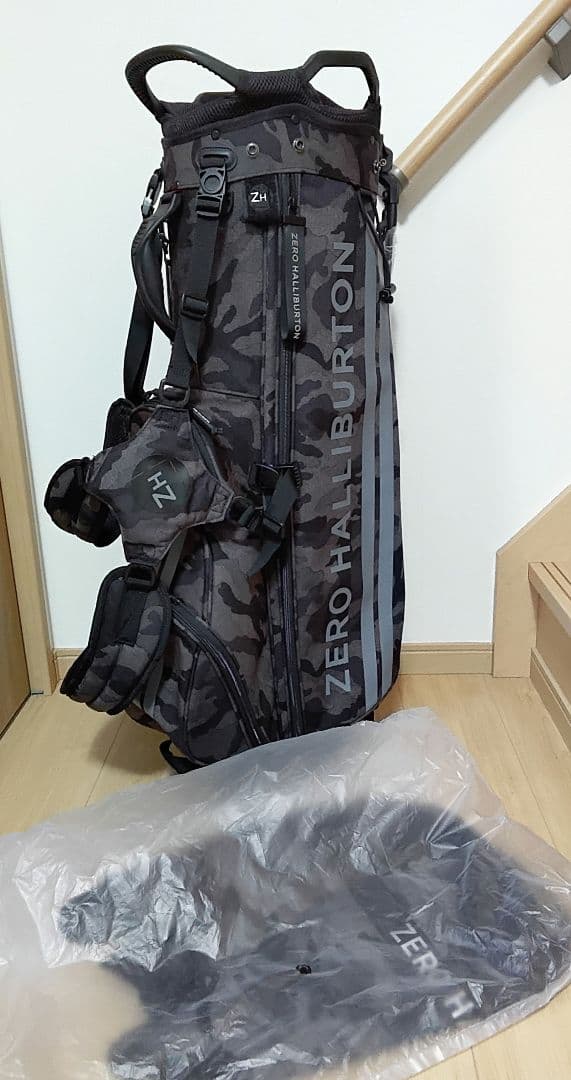 ゼロハリバートン　スタンドキャディバック【美品】