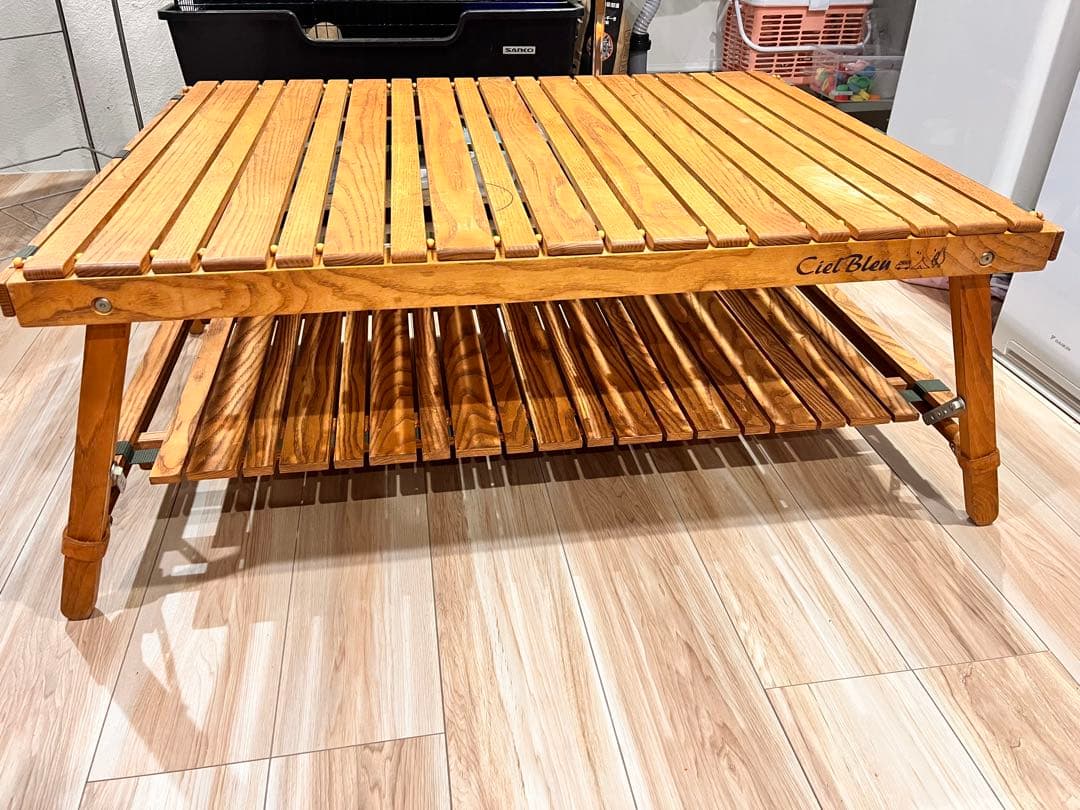 【希少】CielBleu ロールトップテーブル （収納袋付き）