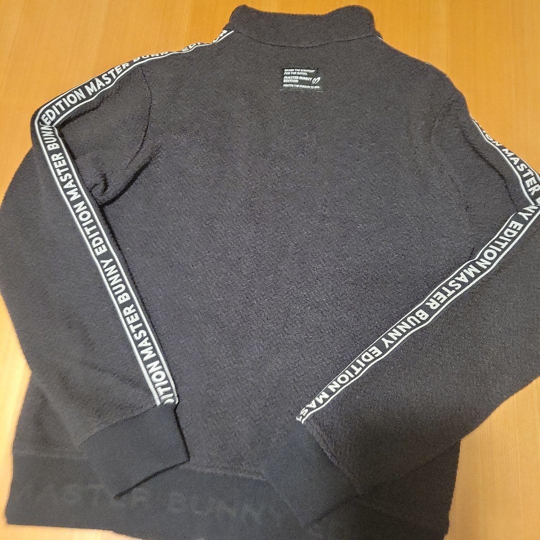 23年モデル‼️お洒落❤MASTER BUNNY ロゴテープブルゾン☆ブラック