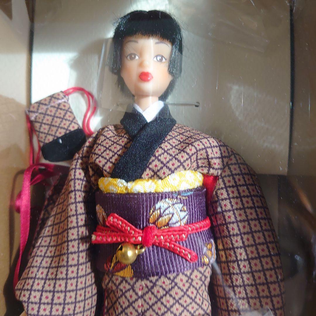 杏ドール黒猫着物新品